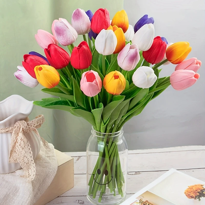 3/5Pcs Tulip Artifi…
