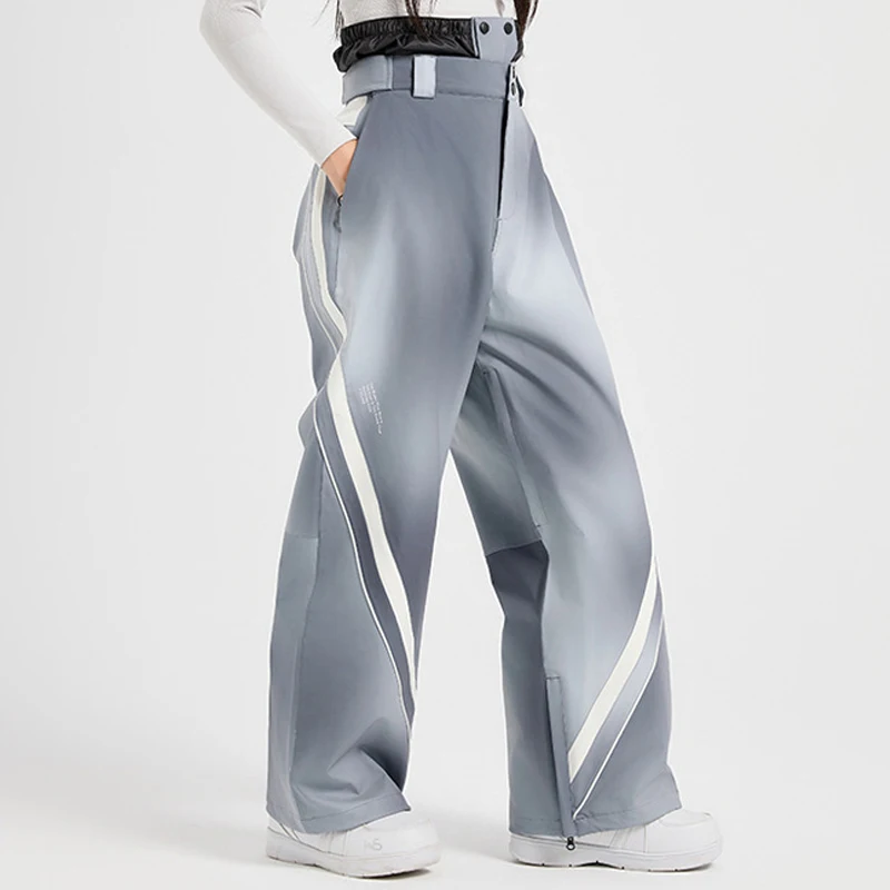 

Winter Waterproof 3L Women Snow Pants Outdoor Sport Mountain Man Skiing Trousers Hiking Windproof Female Snowboard Clothes Wear