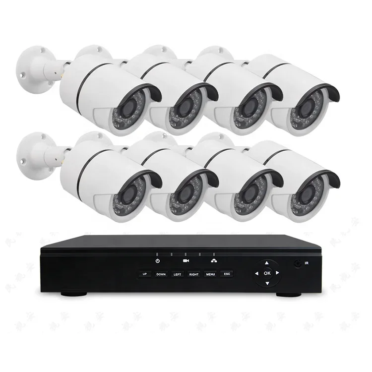 Outdoor Cctv Camera System 4ch Poe Ip Camera 4mp Hd Security Camera Video Surveillance System Motion Detection Infrared Camara