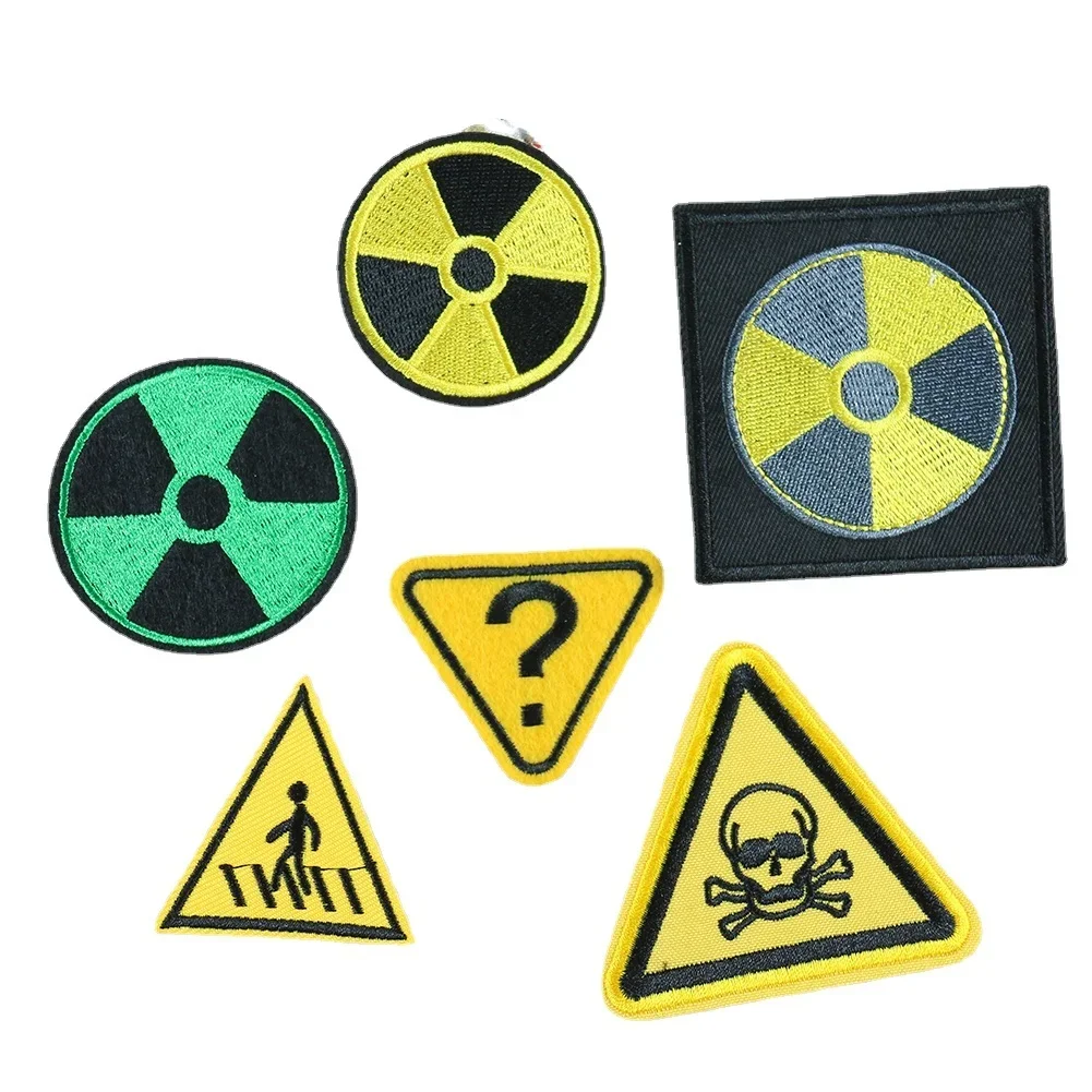 Nuclear Power Plant Radiation Patches For Clothes STALKER Factions Mercenaries Loners Embroidery cloth stickers Chernobyl  Badge