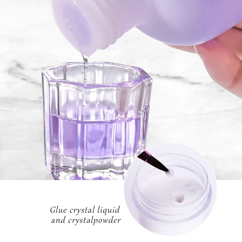 40 ミリリットルアクリル液体アクリルパウダーダスト爪モノマークリスタルネイルのヒント彫刻と延長マニキュア装飾ツール