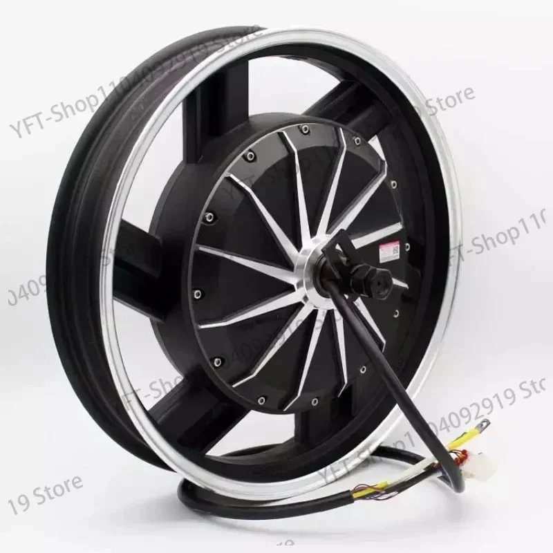 Brushless DC Motor 17 Inch 60V72V 1.5KW Motor Suitable for Electric Motorcycle Accessories Scooter Wide Wheel Rims