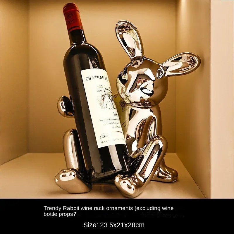 European Creative Animal Wine Rack, Modern Wine Rack, Restaurant Decoration, Home Accessories, Internet Celebrity, 28cm