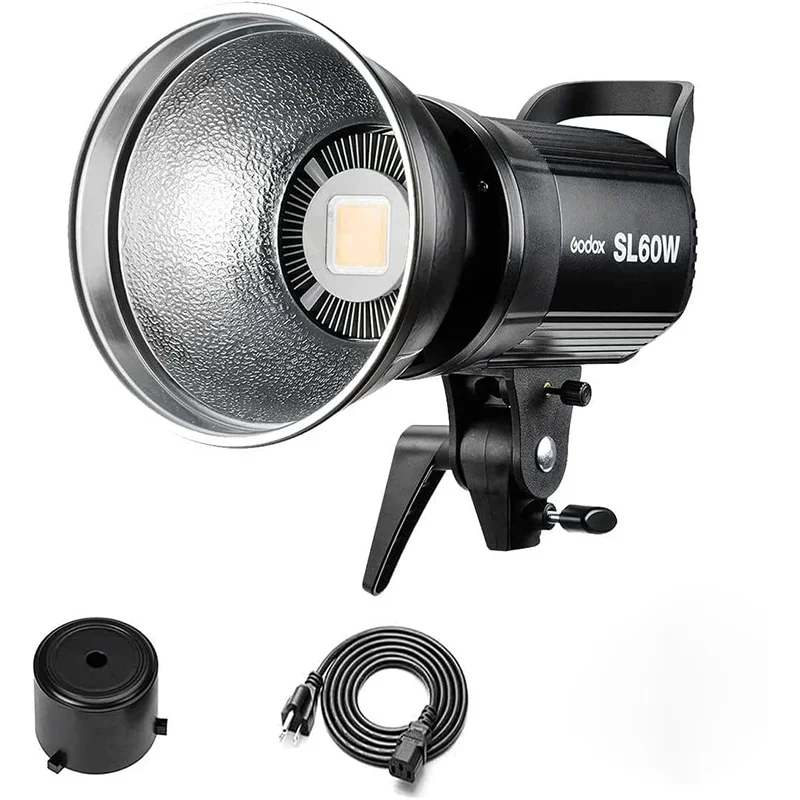 

SL60w 60W led video light Brightness Adjustment Bowens Mount Led Continuous Video Light for Video Recording Wedding