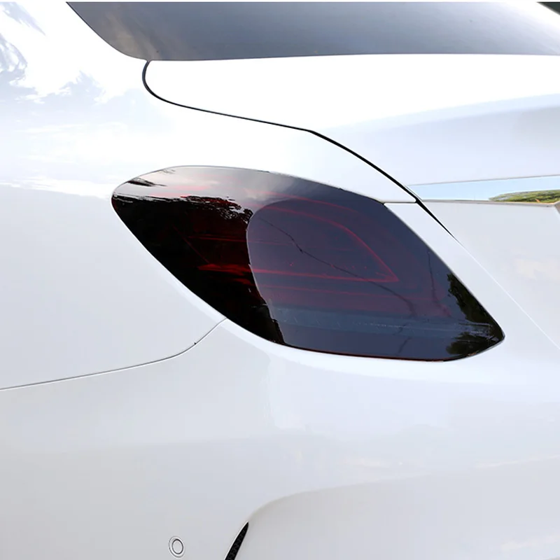 Auto Car Smoke Black Fog Headlight Taillight Tint Vinyl Film Wrap Sticker Waterproof Car Styling For Car Lights