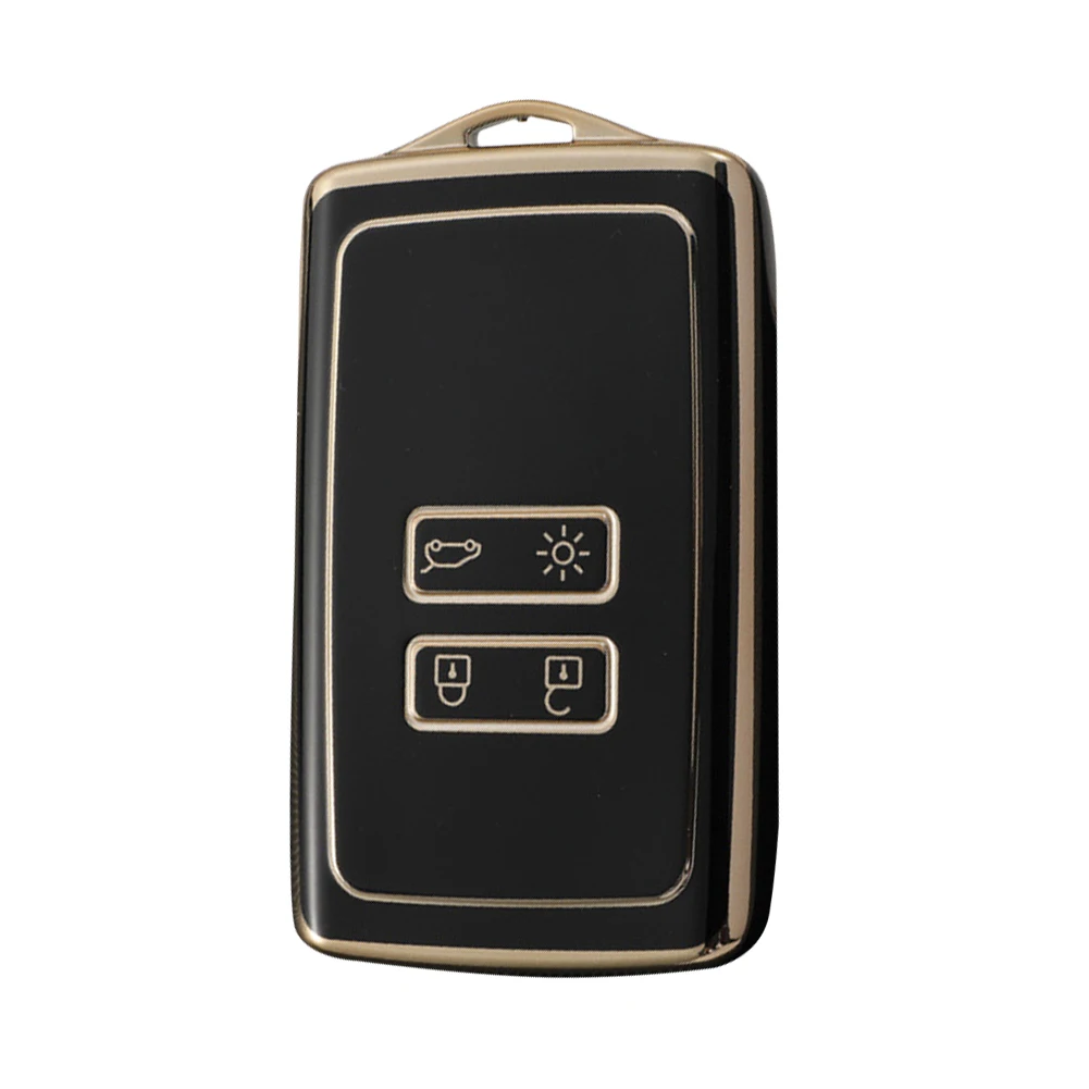 For TPU Car Key Cover Case for Renault For Captur For Megane For Espace with 360 Degree Full Protection Double Layer Design