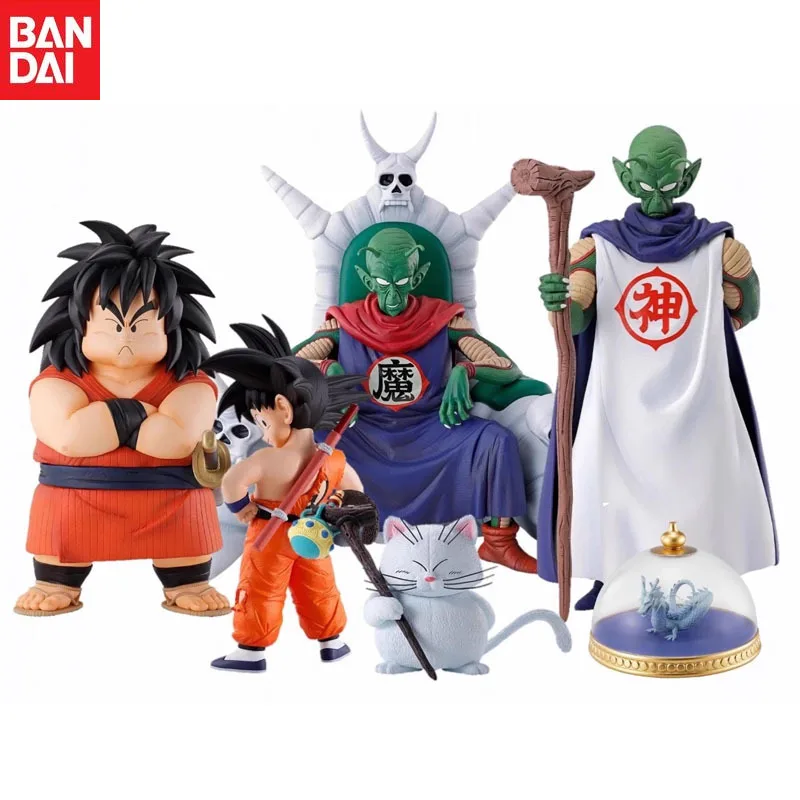 

In Stock Bandai Original Ichiban KUJI Anime Dragon Ball Son Goku&Karin-sama Yajirobe Piccolo Action Figure Model Children's Gift