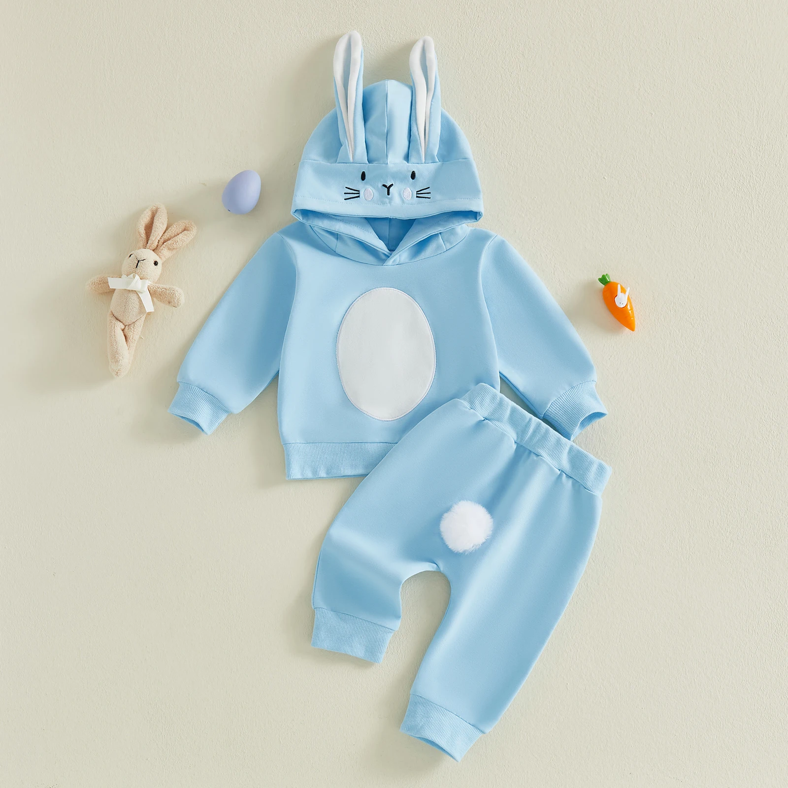 Toddler Bunny Easter Outfit Set 2