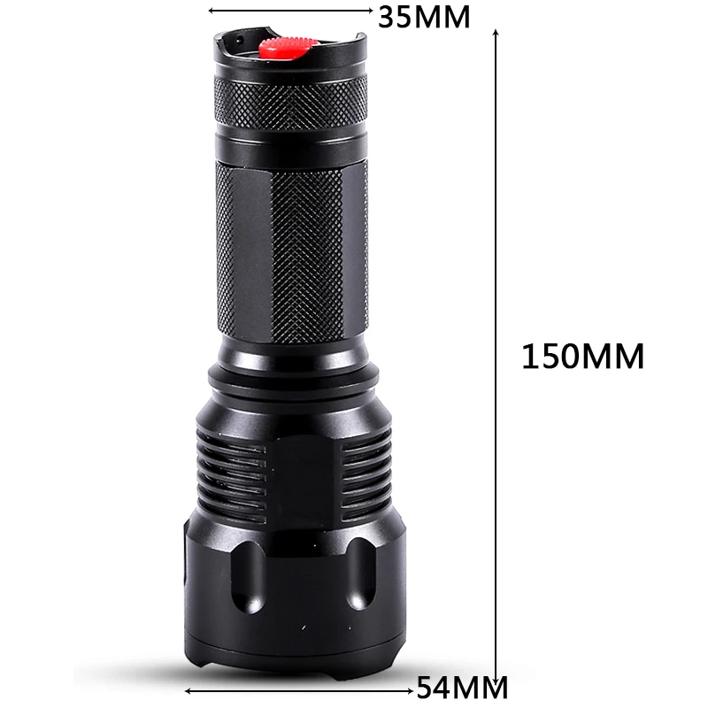 Xhp90.2 9-core Led Flashlight High Quality 18650 26650 AA Battery Torch XHP50 XM-L2 U3 T6 Zoomable Aluminum Alloy Lantern