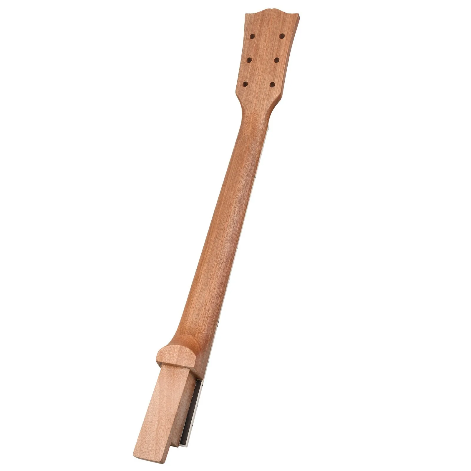 22 Fret Guitar Neck Rosewood Fretboard Unfinished Electric Guitar Part for DIY Lp Guitar Replacement Projects