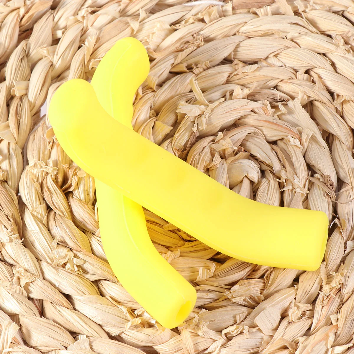 

1Pair Yellow Silicone Non-Slip Handlebar Grips Soft Comfortable Brake Lever Sleeve Protective Cover for Mountain Bike