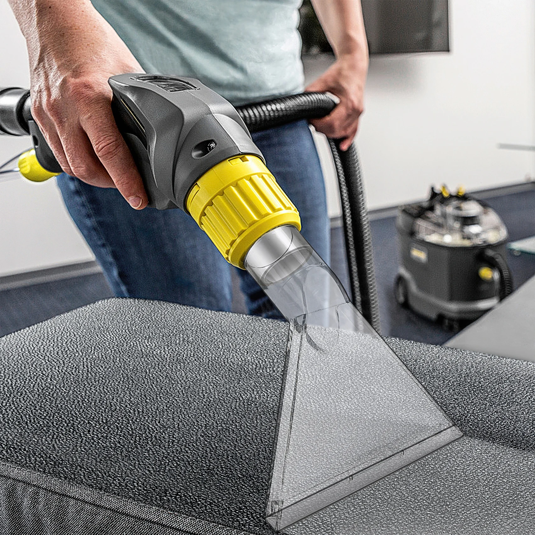 Umweltfreundliche Universal-Waschbürste für Teppichsitz, geeignet für universelle 38-mm-Nass-/Trockensauger-Wasserdüse