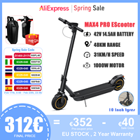 JUICEASE ESMAX MAX4 Pro Adult Electric Scooter 10Inch Peak 1000W Motor Max Speed 35Km/h Range 45-50km Large Battery 42V 14.5ah