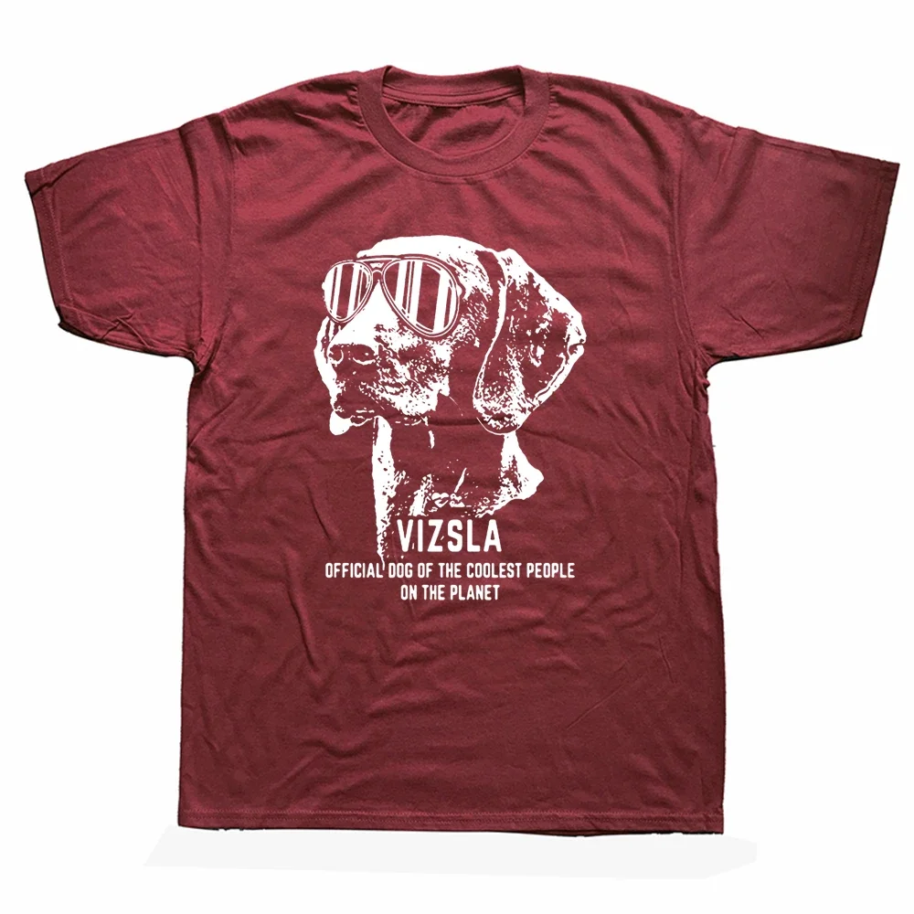 Funny Vizsla Dog T Shirts Graphic Cotton Streetwear Short Sleeve Birthday Gifts Summer Style Dog Dad T-shirt Mens Clothing