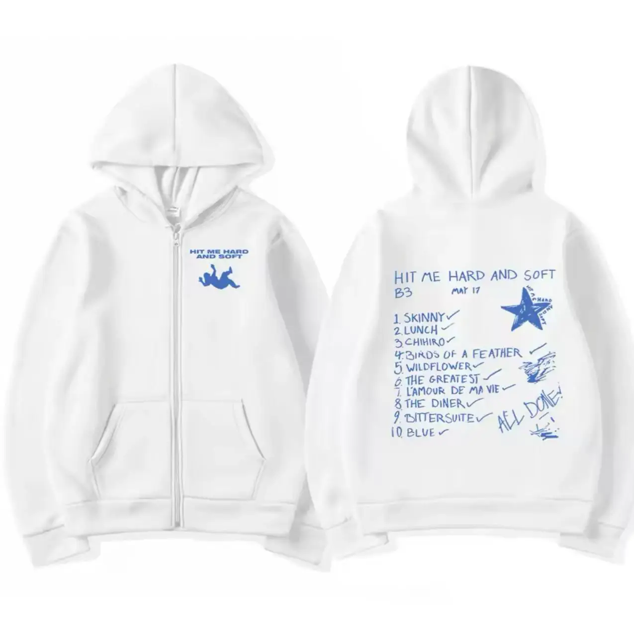 Faionable قلنسوة بسحاب البلوز عادية ular Sle الرجال طويلة Sve مقنعين Jaet ربيع 2024 تصميم قابل للتخصيص