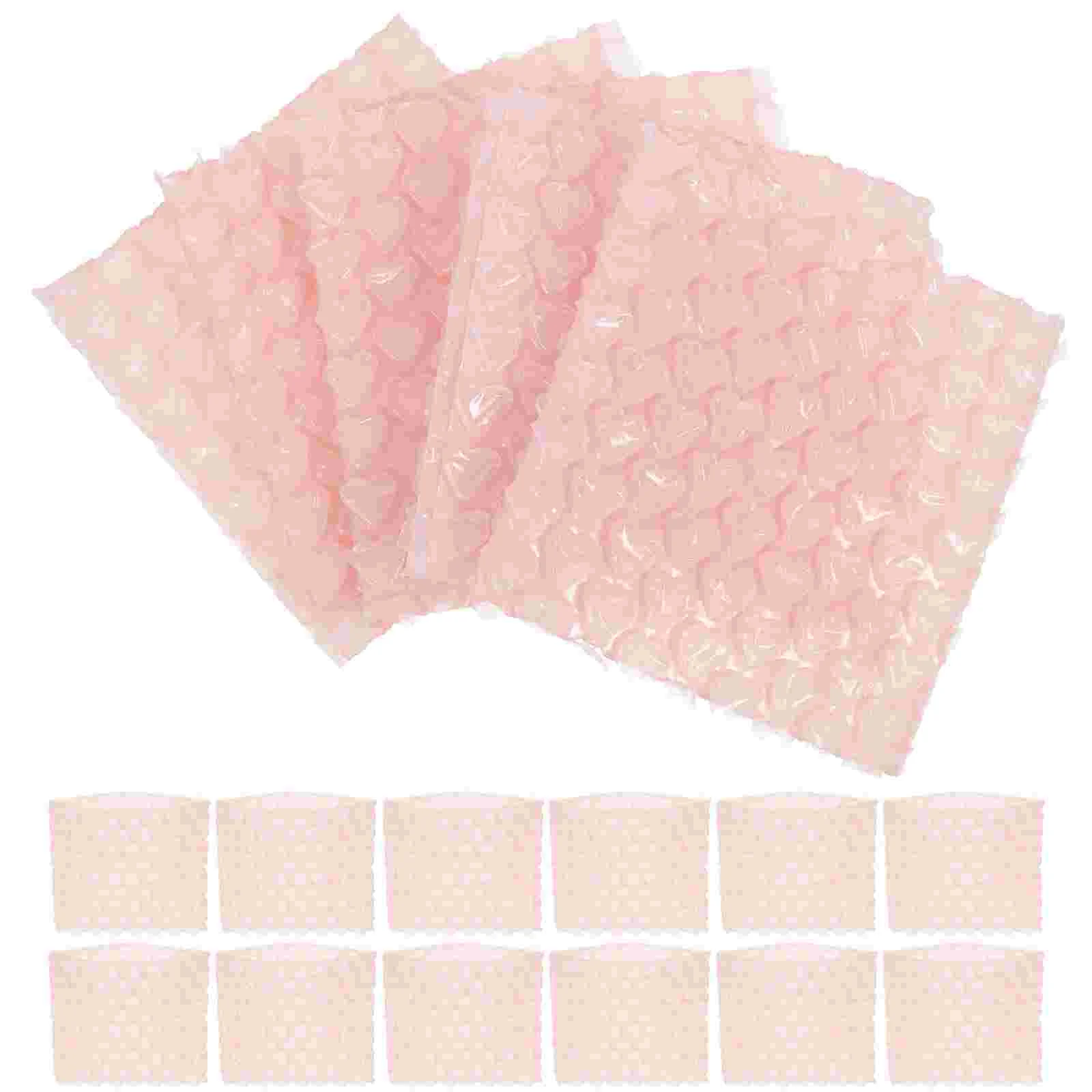 60 Pcs Baggies Love for Shipping Packing Pouches Moving Pink Cushioning