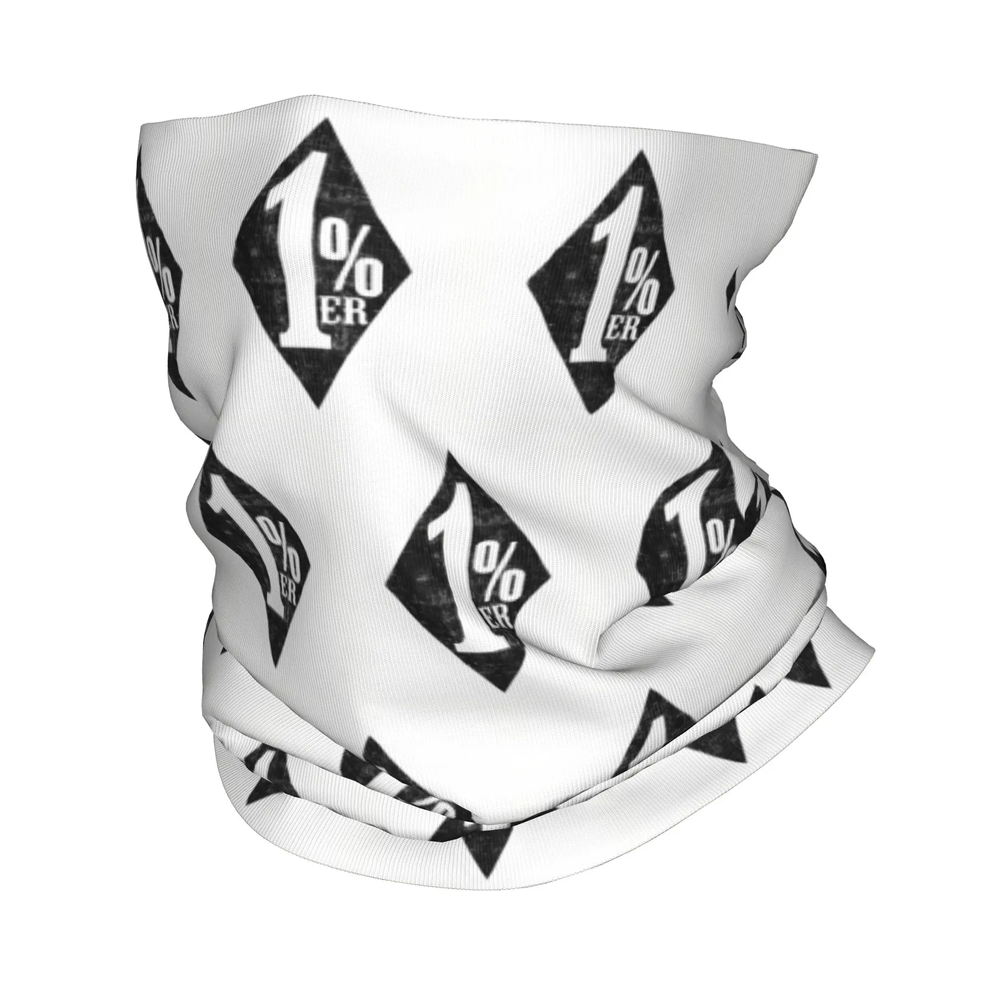 

Изготовленная на заказ бандана One Percenter 1%, зимняя теплая повязка на шею, женский ветрозащитный шарф для лица для лыж, мотоцикла, клуба, байкера, повязка на голову