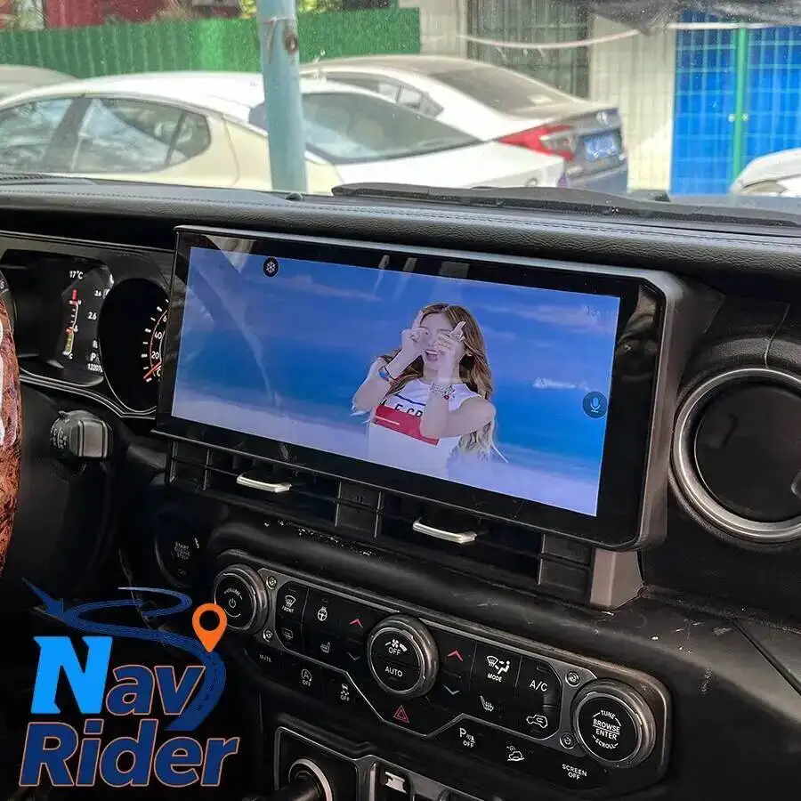 12.3inch For Jeep Wrangler 2018-2022 Navigation Stereo WiFi 4G Android Car Radio CarPlay Multimedia Video Player GPS Auto Audio