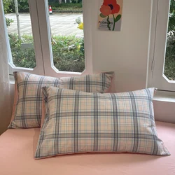 Rectangle Pillowcase 2pcs Pillow Cover Printed Pillowslip 48x74cm Plaid Style Cushion Cover Home Bed Pillowsham 베개커버