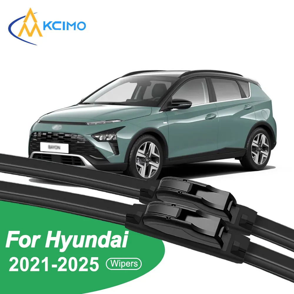 

Quiet Beam Wiper Blades for Hyundai Bayon BC3 CUV 2021-2025 Noiseless Windshield Washer OEM Fit All-Season Car Accessories