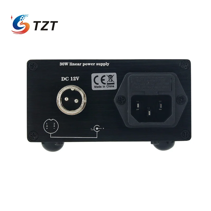 TZT 30W DC5V 2.5A/9V 2.5A/12V 2.5A/15V 2A Regulated Power Supply Linear Power Supply Black Panel for STUDER900 Power Amplifier