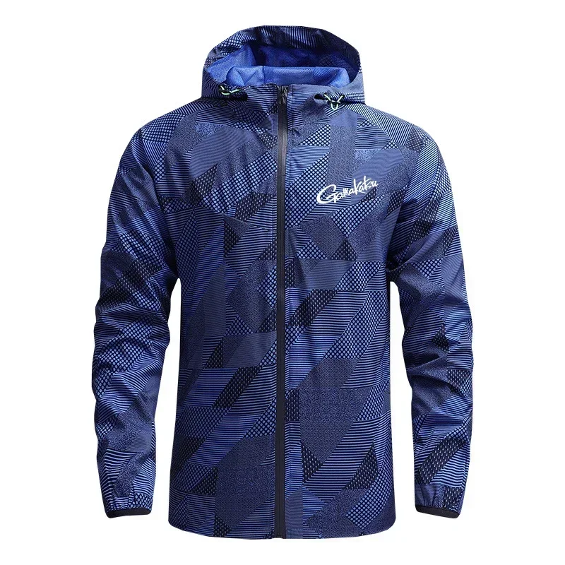 

Men Hoodie Waterproof Sunscreen Fishing Clothing Gamakatsu Breathable Hiking Camping Sport Fishing Jacket
