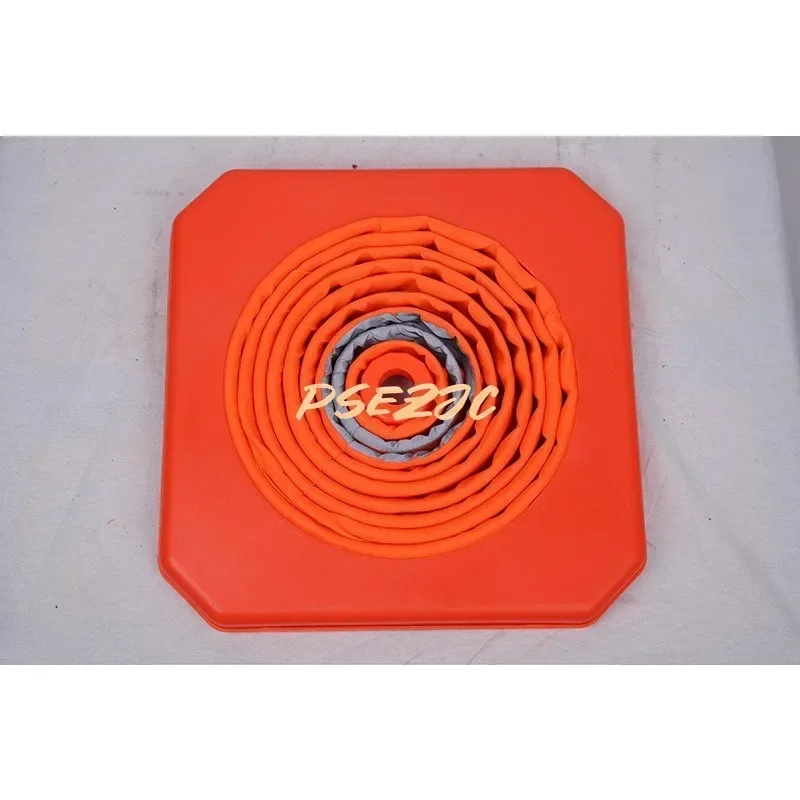 Traffic Emergency Convenient Telescopic Road Cone Reflective Circular Foldable Pointed Obstacle Safety Warning
