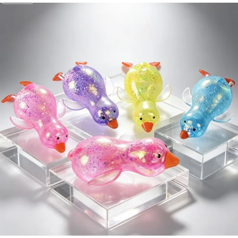 Roasted Duck Maltose Stress Relief Toy blind box Cute Colorful Bun Toy Slow Rising Fidget Toy for Adults Anti-Anxiety Gifts
