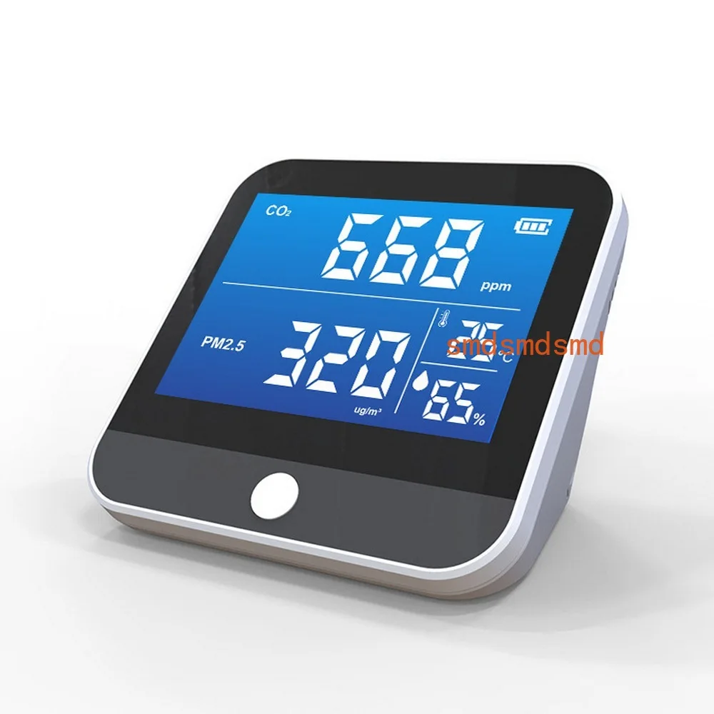 

Детектор качества CO2/PM.5 DM306D Портативный ЖК-дисплей Датчик температуры и влажности Тестер Система домашнего мониторинга