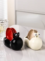High Beauty Flavor Plate, Ceramic Home Creative Exquisite Cute Hot Pot Dipping Plate, Small Dish Sauce Plate Storage Set