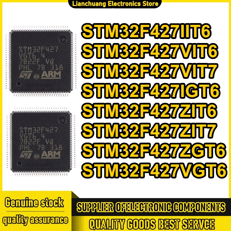 

STM32F427IIT6 STM32F427VIT6 STM32F427VIT7 STM32F427IGT6 STM32F427ZIT6 STM32F427ZIT7 STM32F427ZGT6 STM32F427VGT6 100% новое происхождение