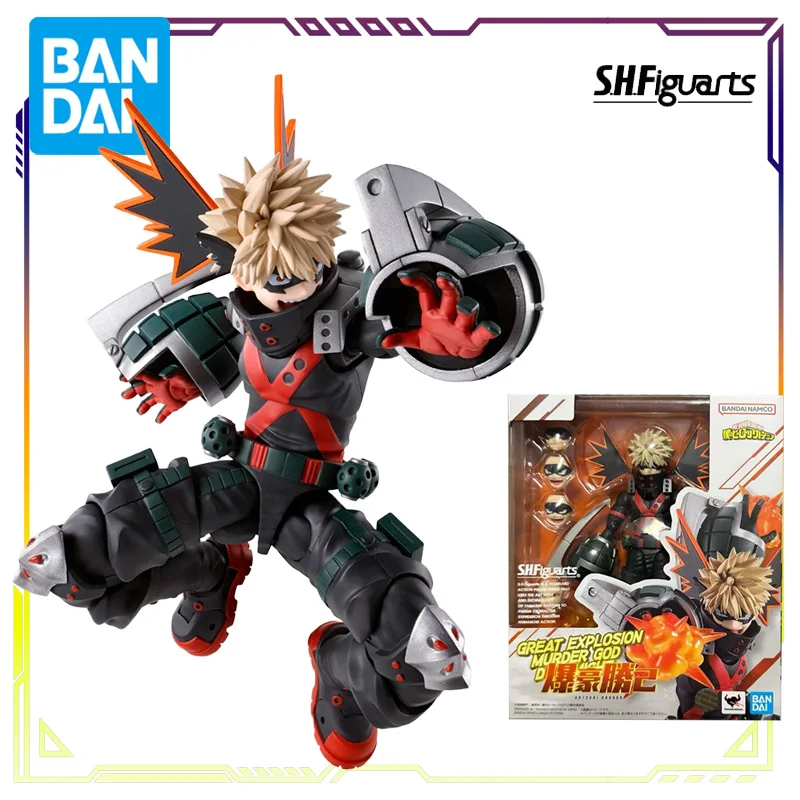 BANDAI Original S.H.Figuarts Silver Crow Movable Anime Action Figure Joint Model Toy Collectible Ornament Gift for Boys