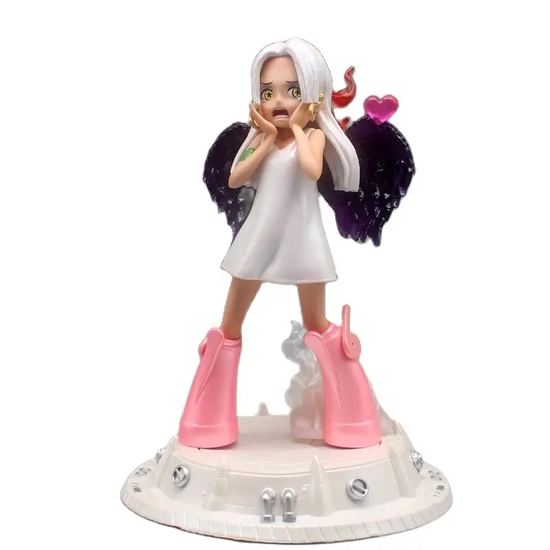 One Piece Anime Modelo Garagem Kit, GK Serafim Anjo Pequena Imperatriz Boa Hancock Figura Animação, Pirata Rei Enfeites Boneca, 9,5"