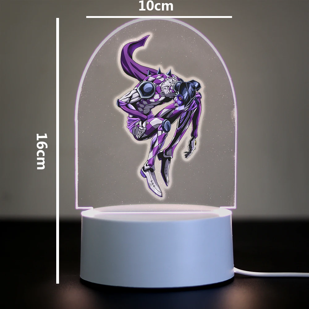 1 pc Hot Sale Anime Children'S Lamp Usb Ambient Desk Lamp With Touch Button 3D Visual Night Light Boys Girls Birthday Gift