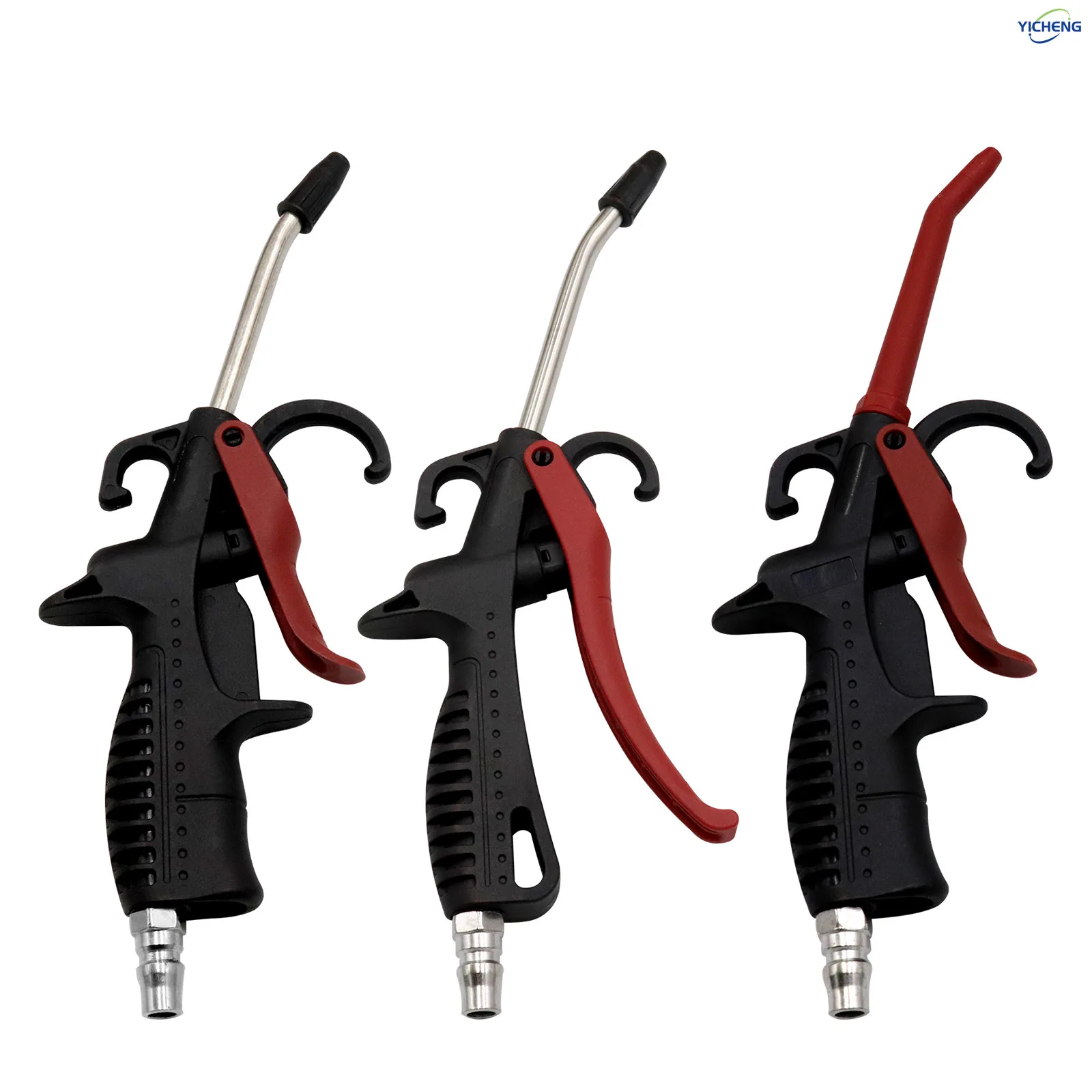 PNEUMATIC Industrial Air Blow Gun with,Pneumatic Air Compressor Accessory Tool Dust Cleaning and Blower Gun （1 set）