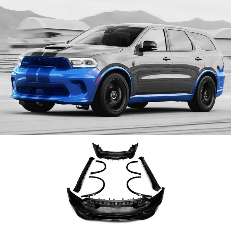 

NewestFull Bumper Set For 2015-2022 Durango / 21 SRT Hellcat Style Body Kit