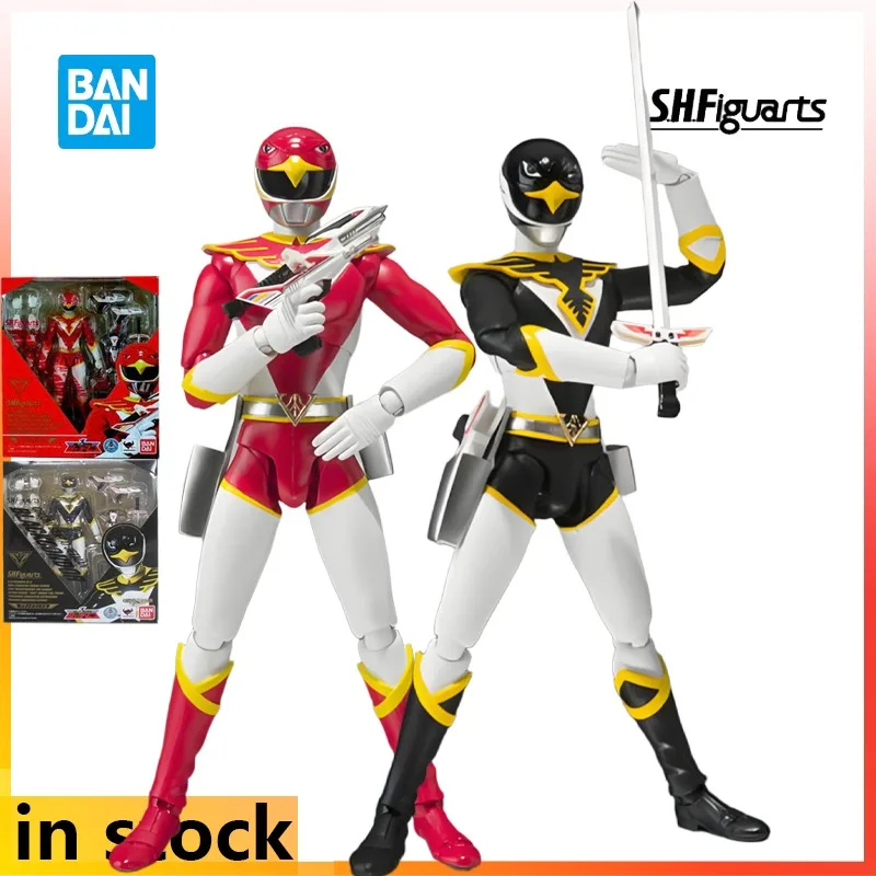 

Bandai Original S.H.Figuarts Finished Movable Doll Series Birdman Squad Red Eagle Anime Action Figure Model Toys Gifts for Boys