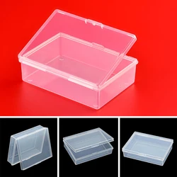 1 Set Transparent Playing Card Box Trading Card Case Card Storage Box Card Organizer Card Case Empty Storage Box Game Card