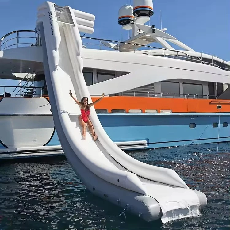 

Коммерческое водное развлекательное оборудование: надувной плавучий док для активного отдыха, водные лыжи, надувная морская горка для яхт с лестницей для подъема