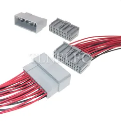 26 Pin Way Car Composite Socket with Wires Auto Wire Harness Connectors 917992-6 917992-2 178801-6