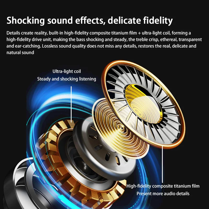 

NEW Bluetooth Earphones TWS Dual ear True Wireless Earphones