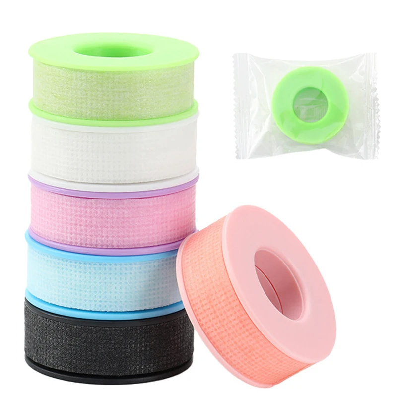 5 Stück Silikon-Gel-Wimpernband, sensitiv resistent, Vlies-Unteraugenpads, leicht abreißbar, Zubehör für Wimpernverlängerung – Detail 2