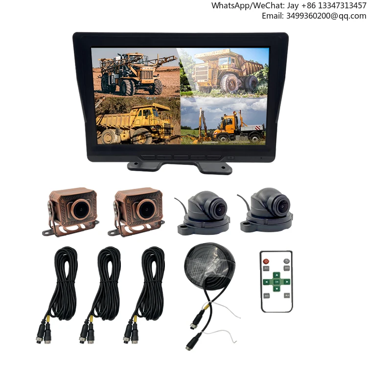 

HD Car DVR 4 Channel ADAS BSD Reverse Camera System 128G Voice Control Bus Van Truck Vehicle Mobile MDVR