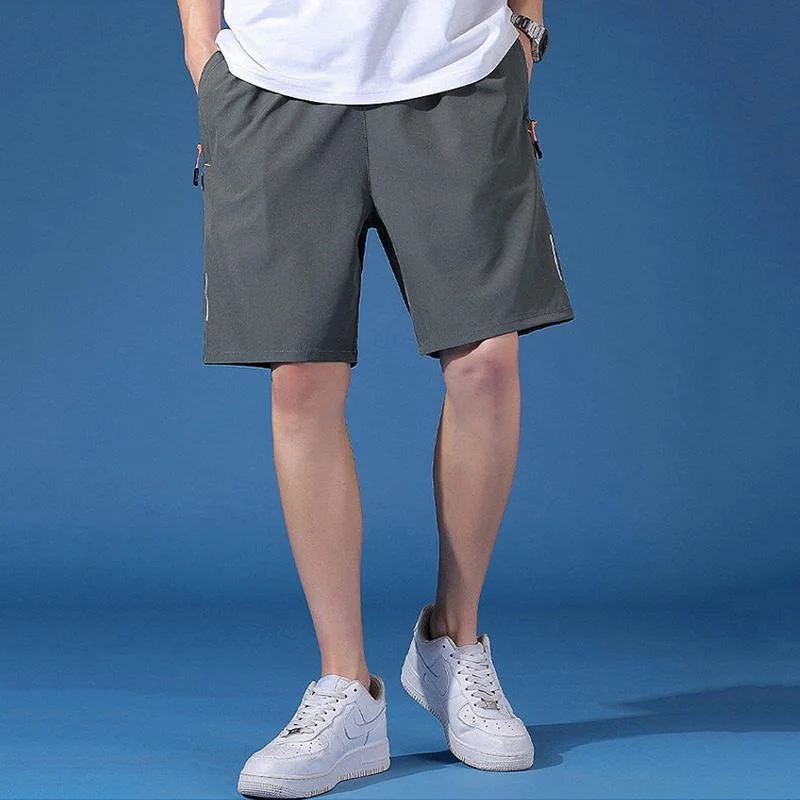 Men's Athletic Performance Gym Workout Shorts with Pockets 2024 New Summer Training Running Jogger with Big Size M-8XL