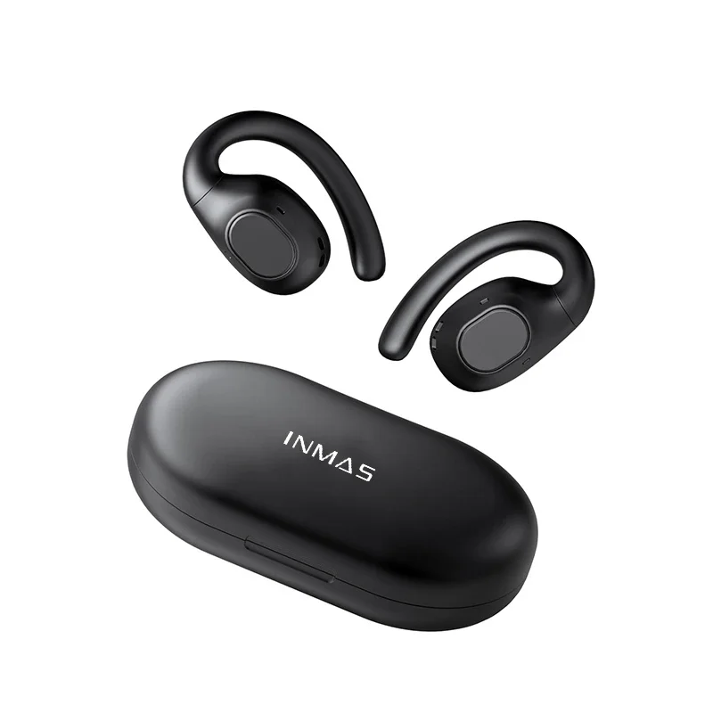 

INMAS Wireless Bluetooth Earphones Open Ear TWS Headphones I68 EarHooks Sports Headset Bone Conduction Earbuds With Mic