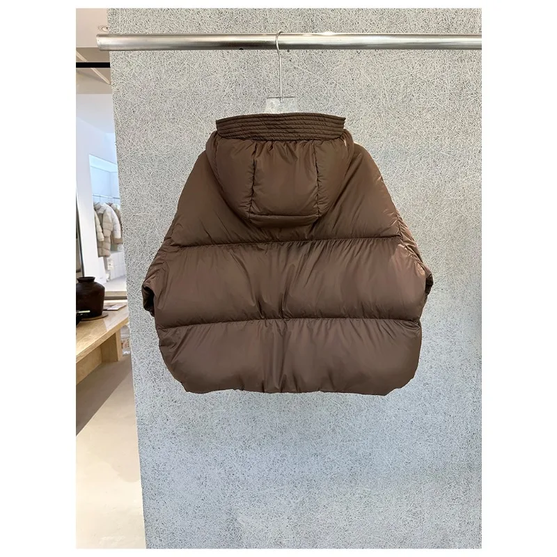 Women's Clothing White Duck Down Short Style Down Jacket New Style Winter Bread Jacket Down Outerwear Thickened Winter Clothing