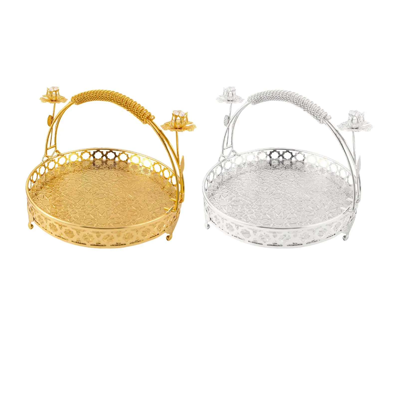 

Сервировочный поднос с ручкой, органайзер для свадебных подарков, фруктовая миска для центральной части