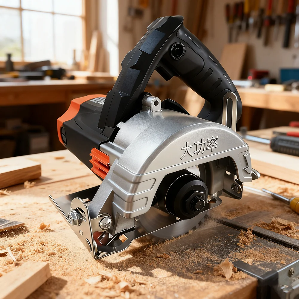 NEW Circular Saw 2200W High Power Marble Machine Multifunctional Small Stone Tile Cutting Portable Electric Saw Slotting Machine