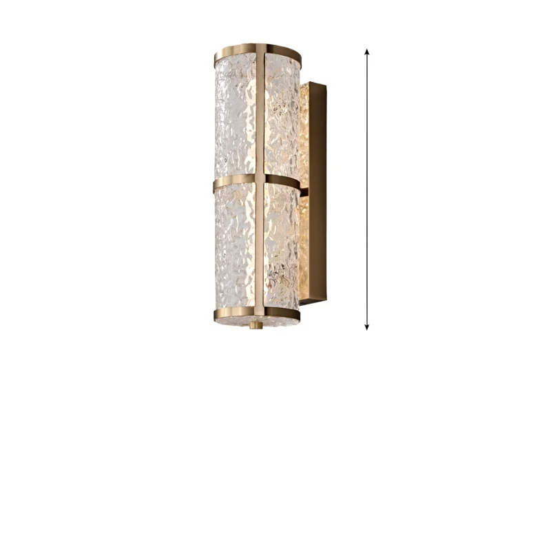 

Light luxury wall lamp medieval hotel villa corridor aisle lamp living room background wall bedroom lamp