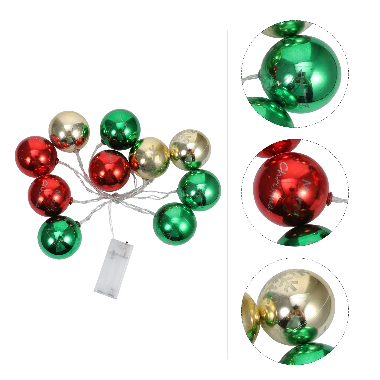 1 قطعة عيد الميلاد LED سلسلة مصباح 15 بوصة الزخرفية ضوء سلسلة 2Aa بالطاقة الأحمر لشجرة فناء الزفاف الحدث #3